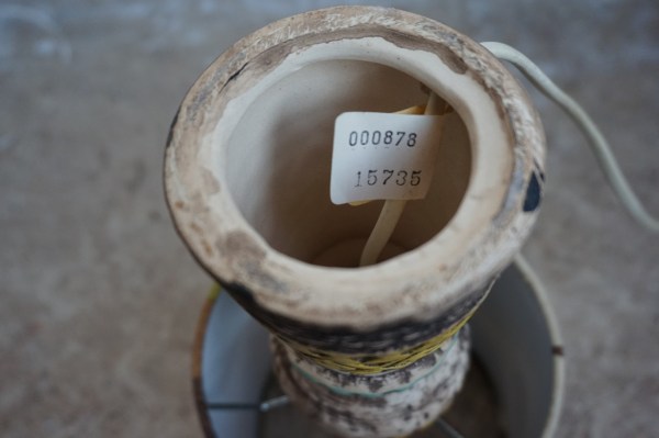 vintage tafellamp, lamp, keramiek, jaren 50, jaren 60-00010